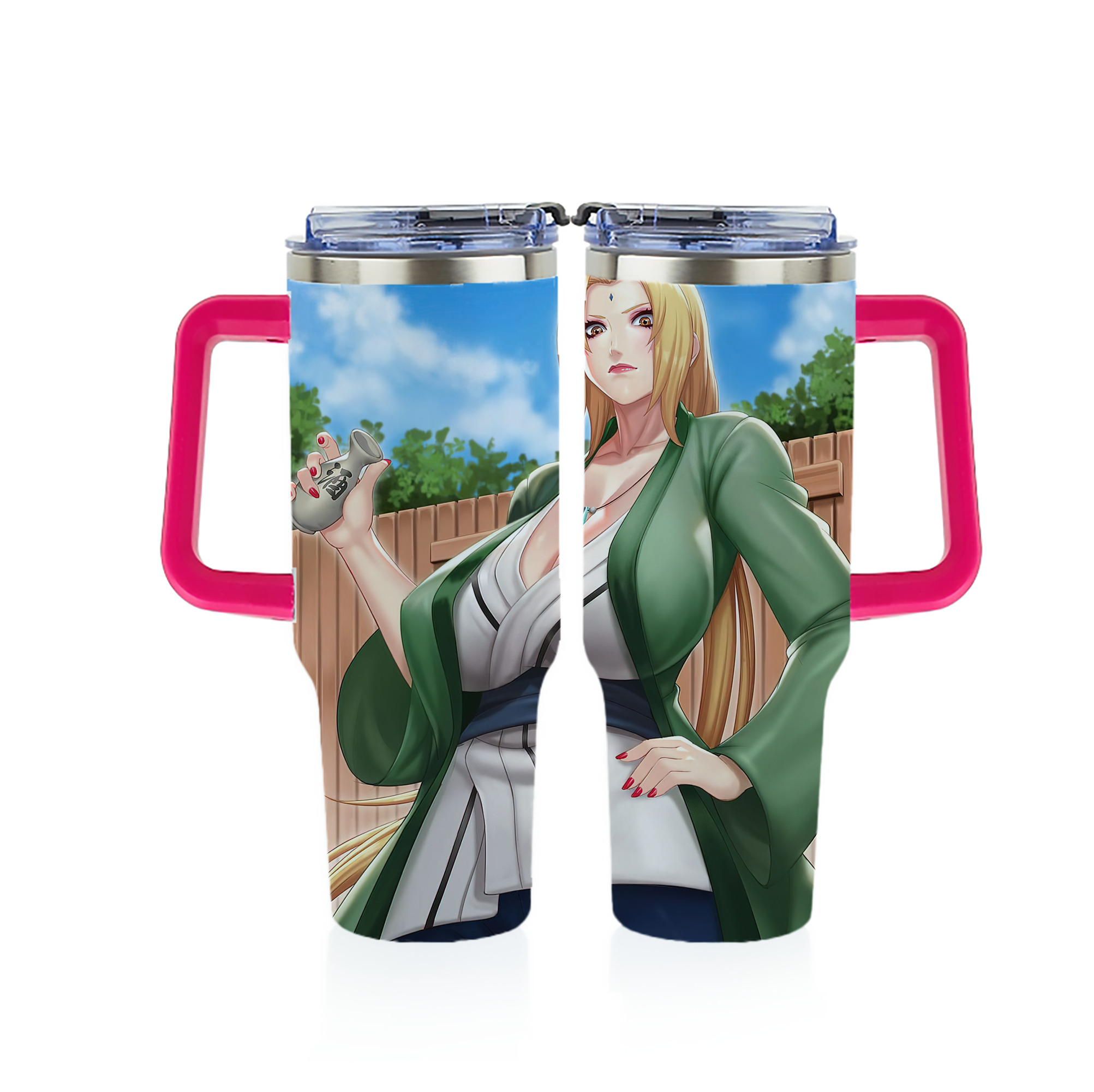 （画像用） NARUTO -ナルト- NARUTO -ナルト- 疾風伝 1200ｍLフルプリント車用タンブラー